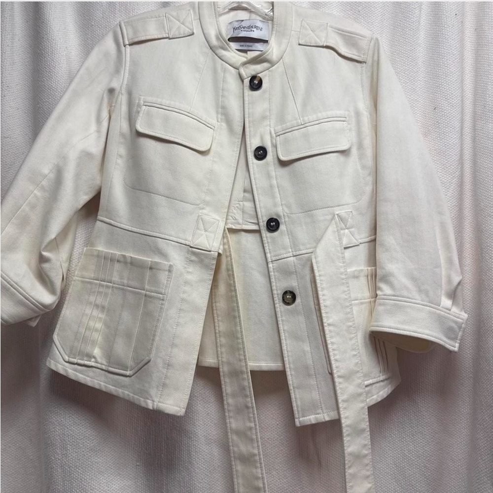 Yves Saint Laurent Cream Jacket
